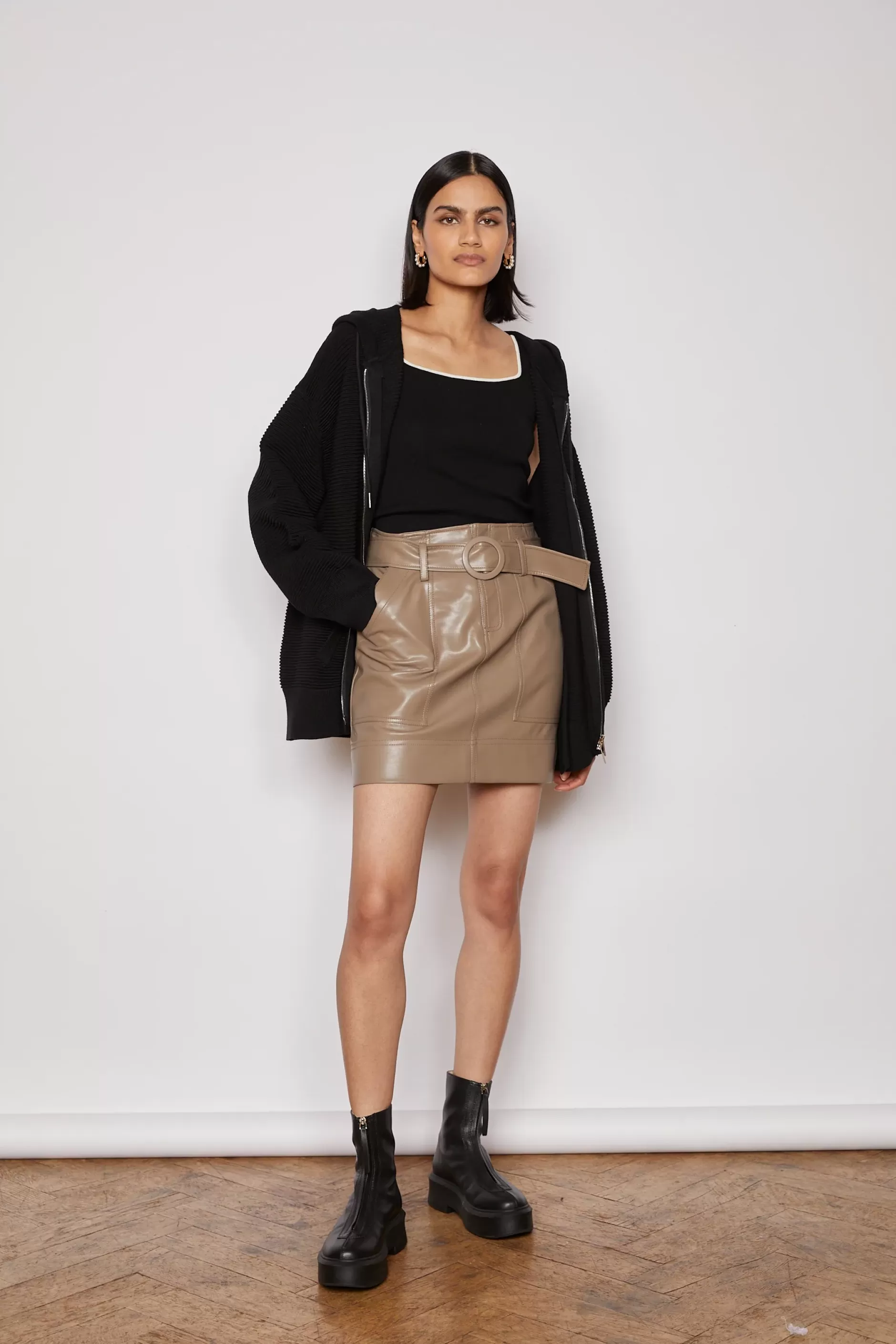 Jovonna London Knitwear^ABBY CARDIGAN BLACK