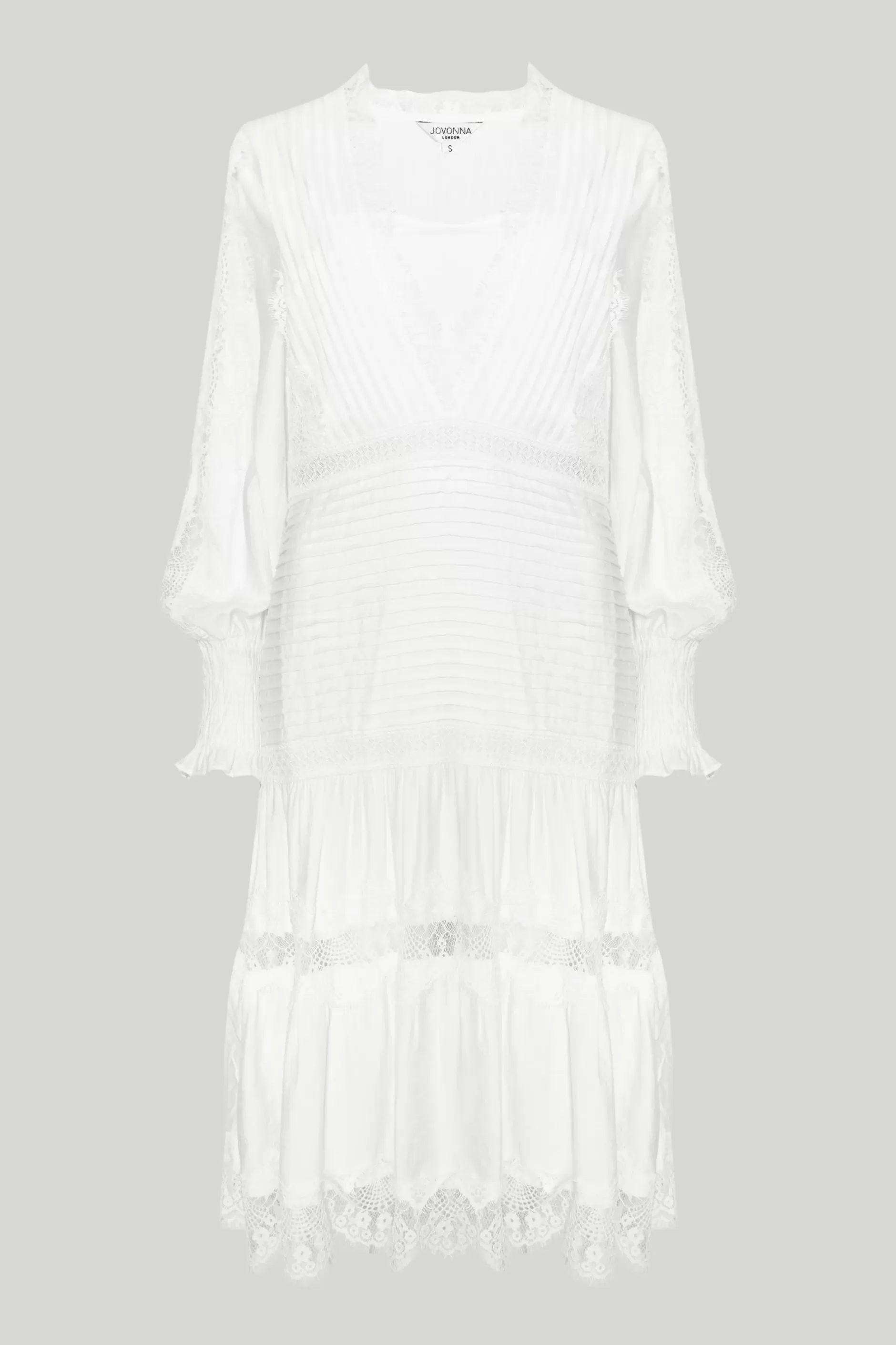 Jovonna London Dresses^BRANKO DRESS WHITE