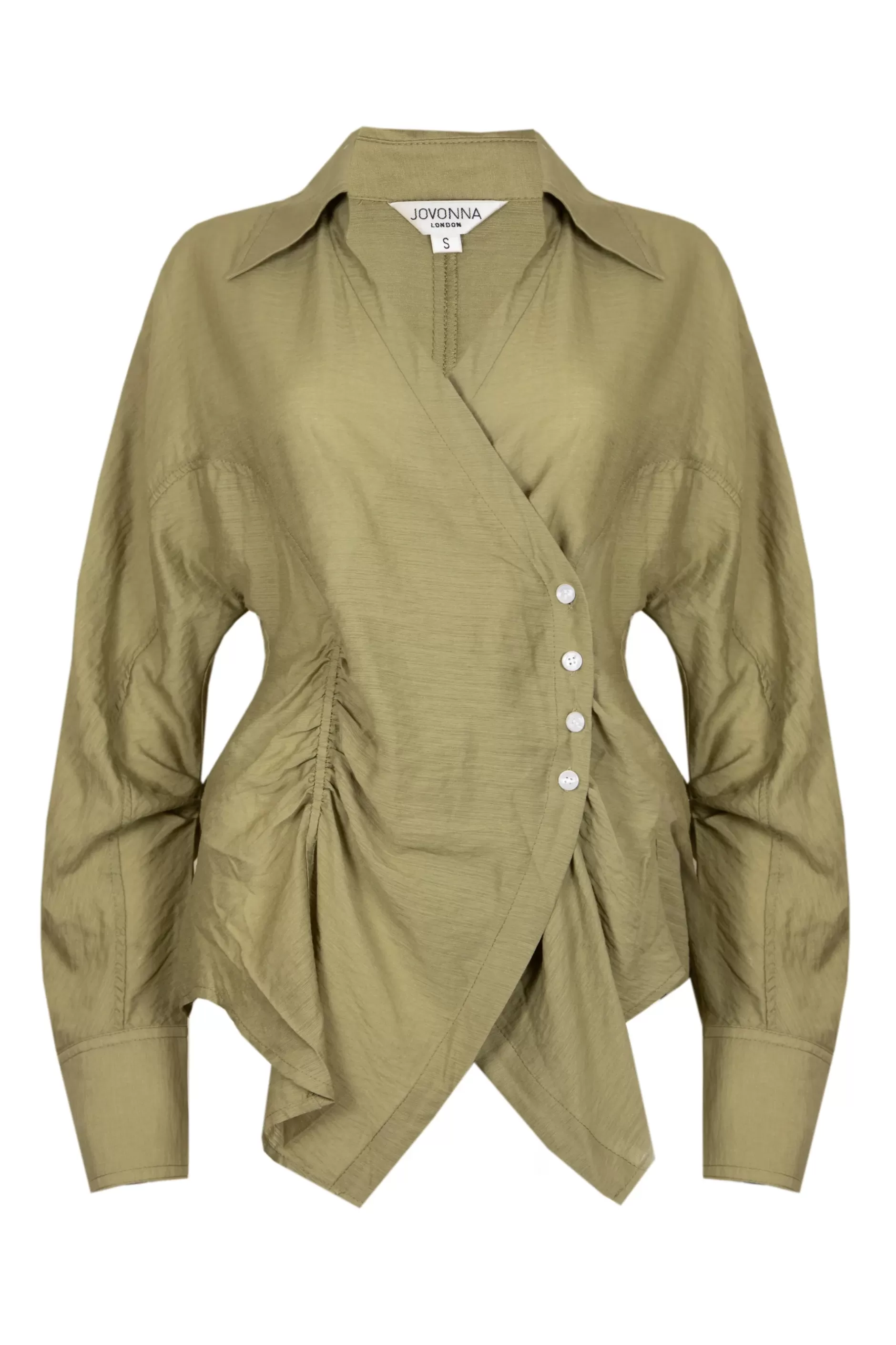 Jovonna London Tops^FLORA BLOUSE GREEN