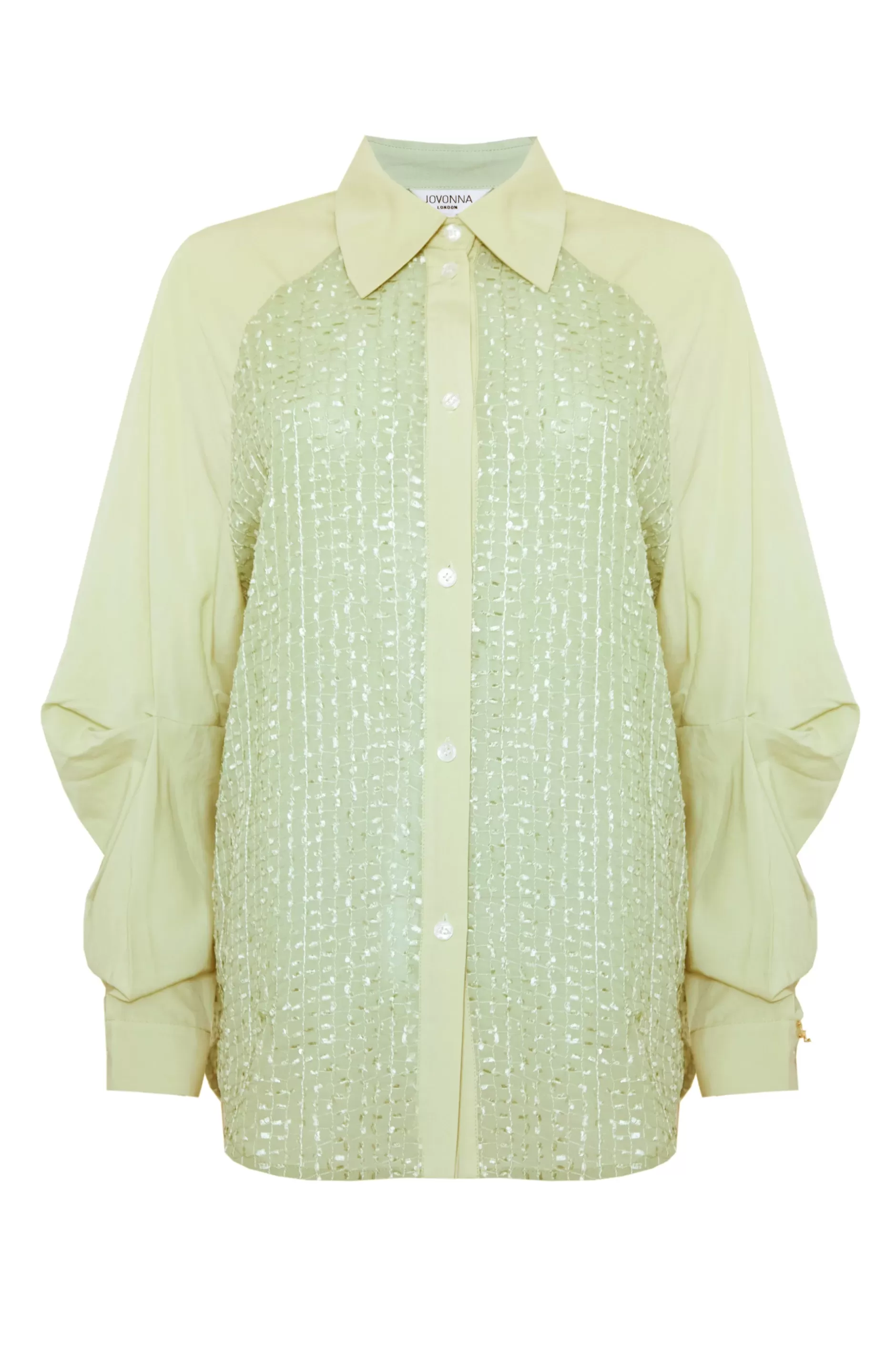 Jovonna London Tops^FREYA SHIRT GREEN