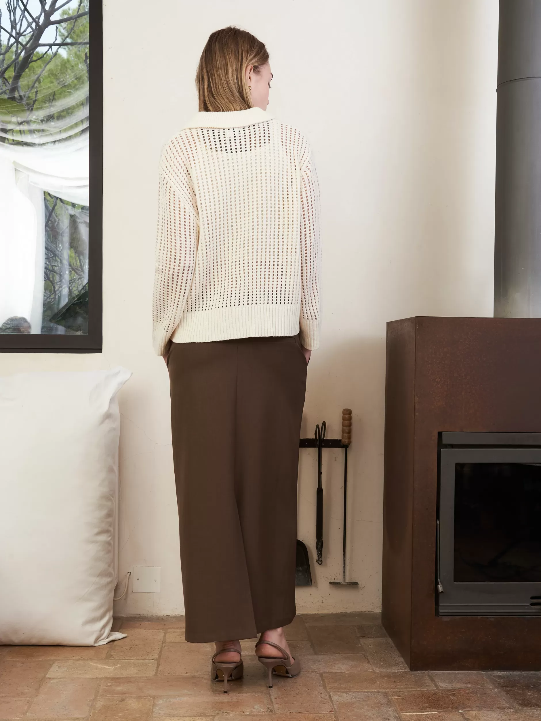 Jovonna London Bottoms^RACHEL SKIRT BROWN