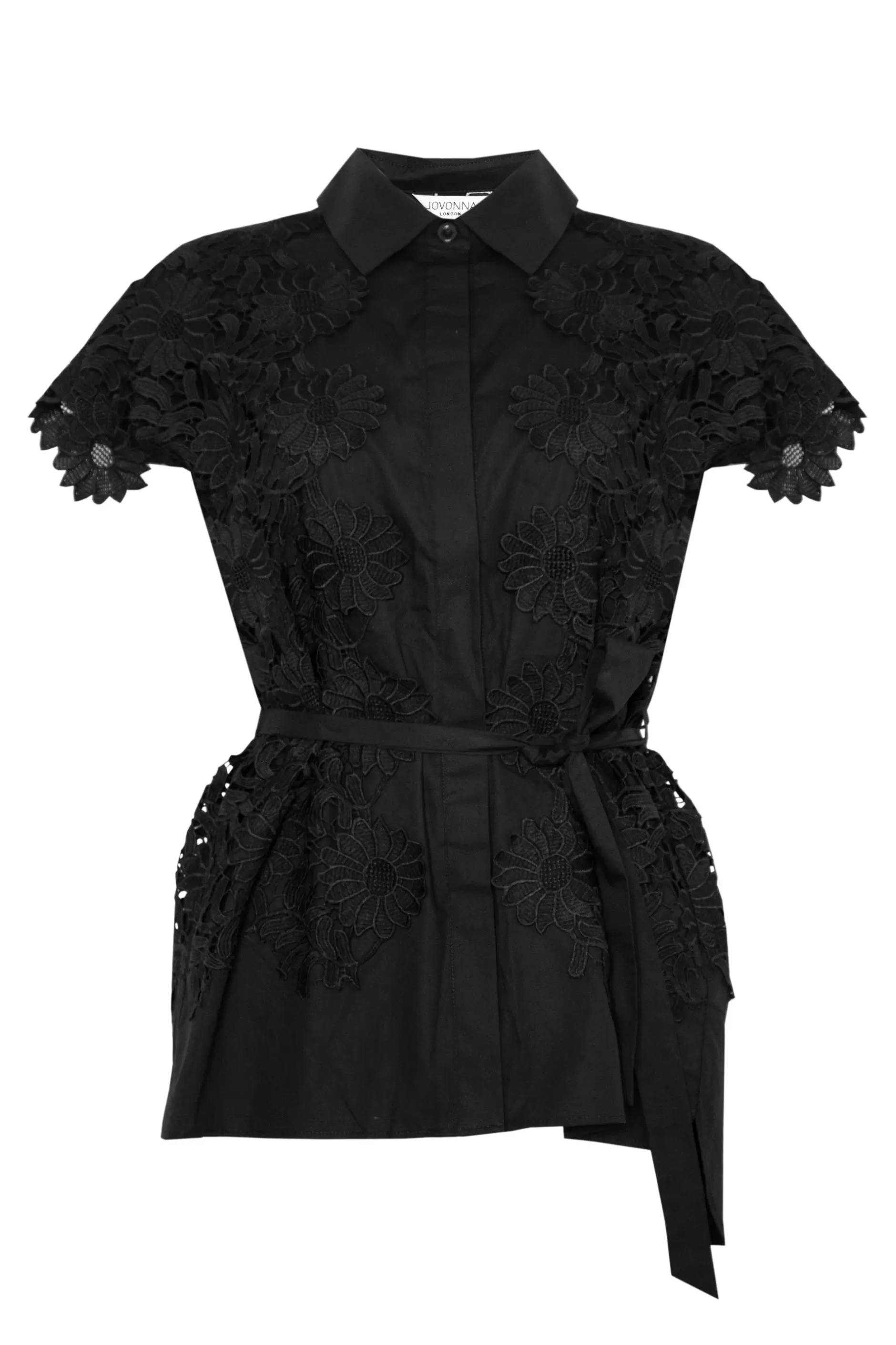 Jovonna London Tops^RIGEL BLOUSE BLACK
