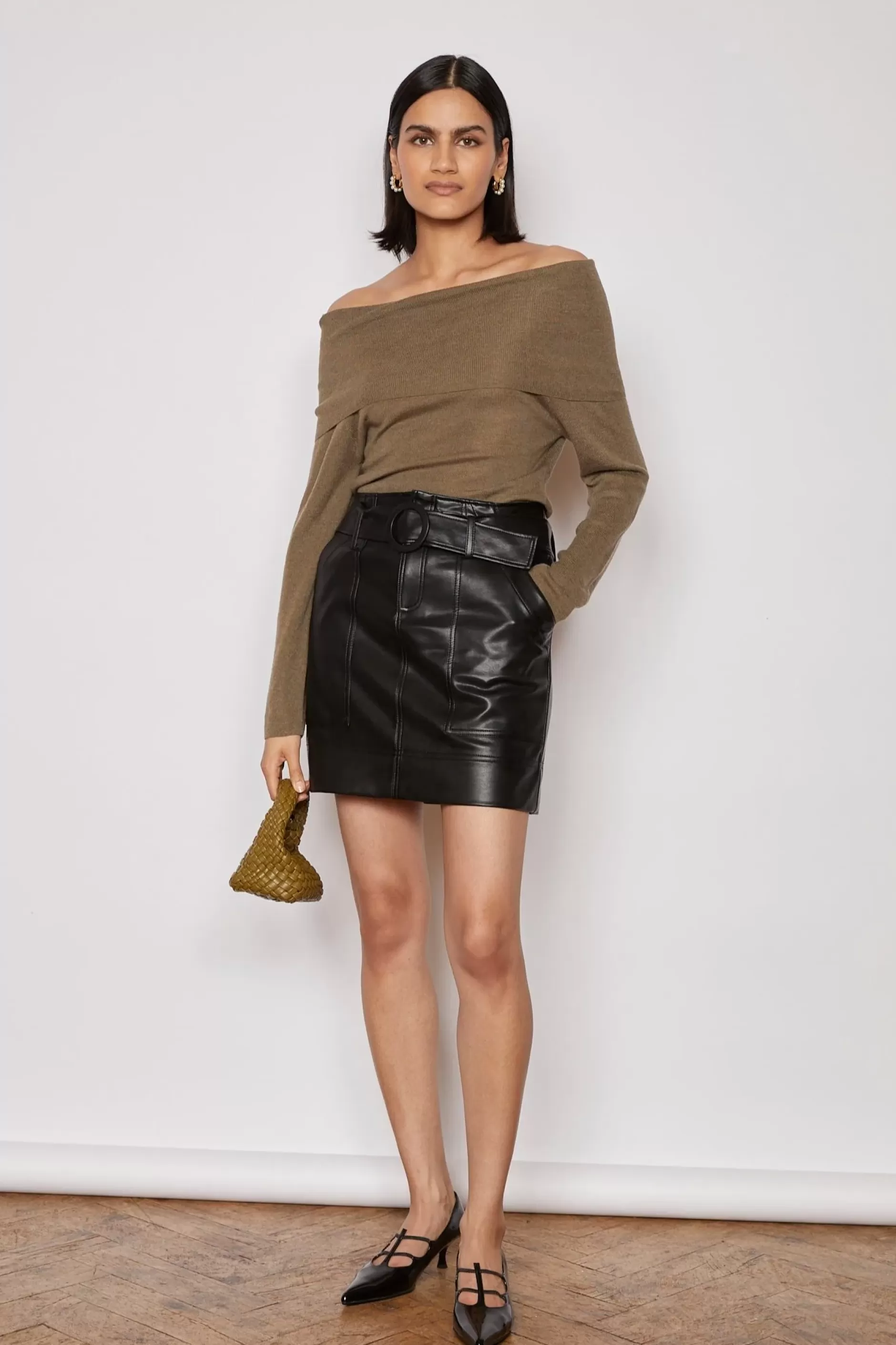 Jovonna London Bottoms^SMITH SKIRT BLACK