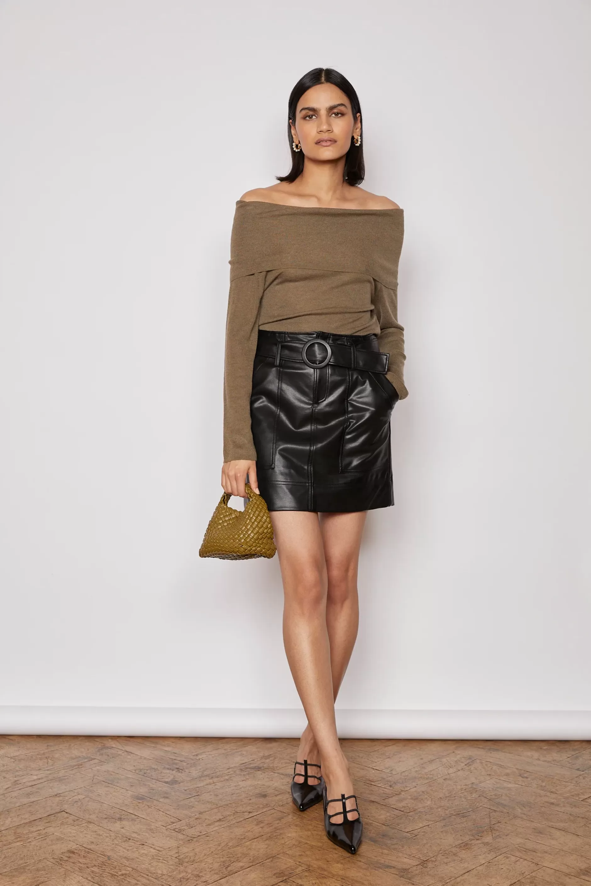 Jovonna London Bottoms^SMITH SKIRT BLACK
