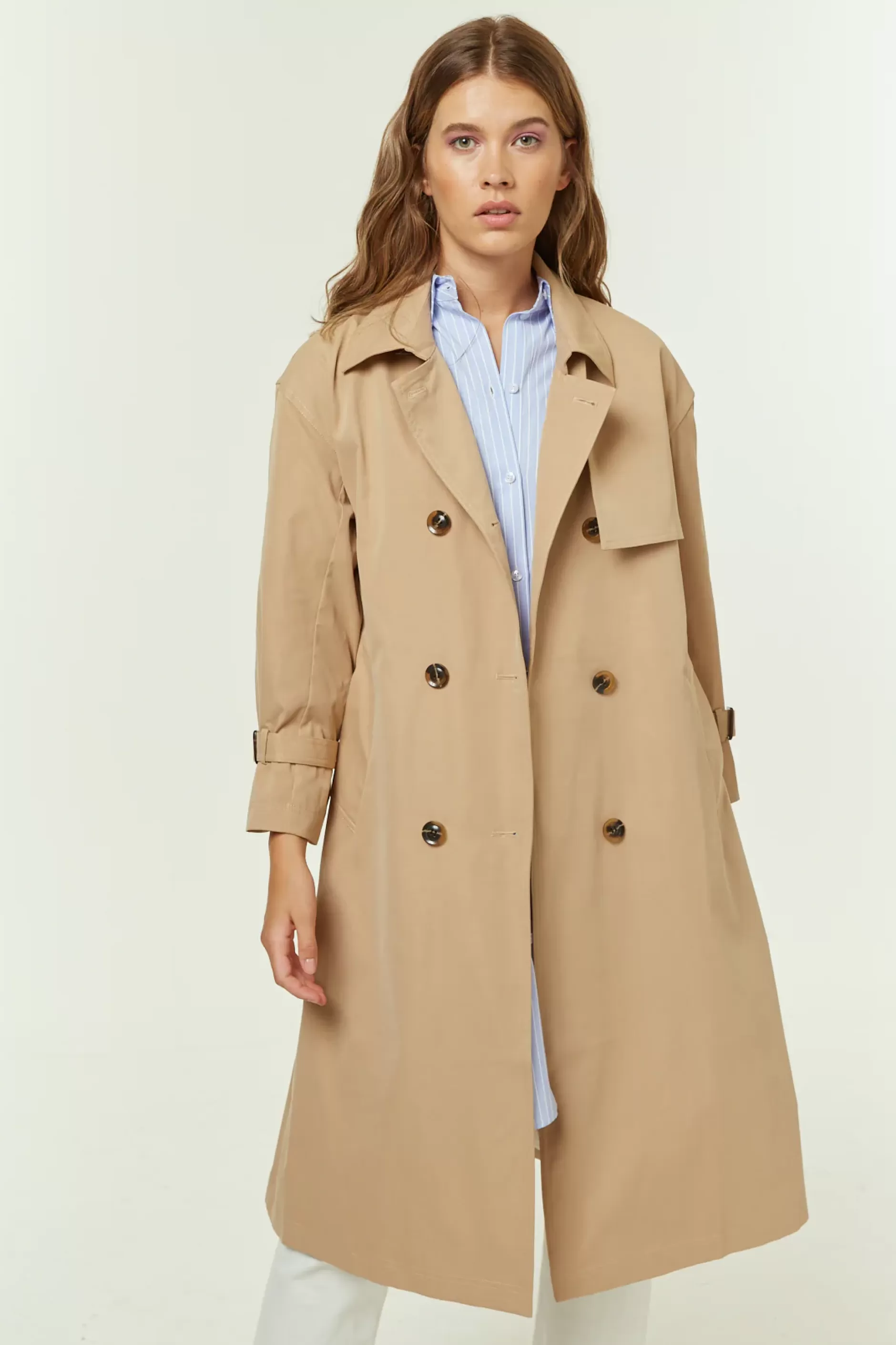 Jovonna London Jackets/coats | Back In Stock^TOVALLO TRENCH BEIGE
